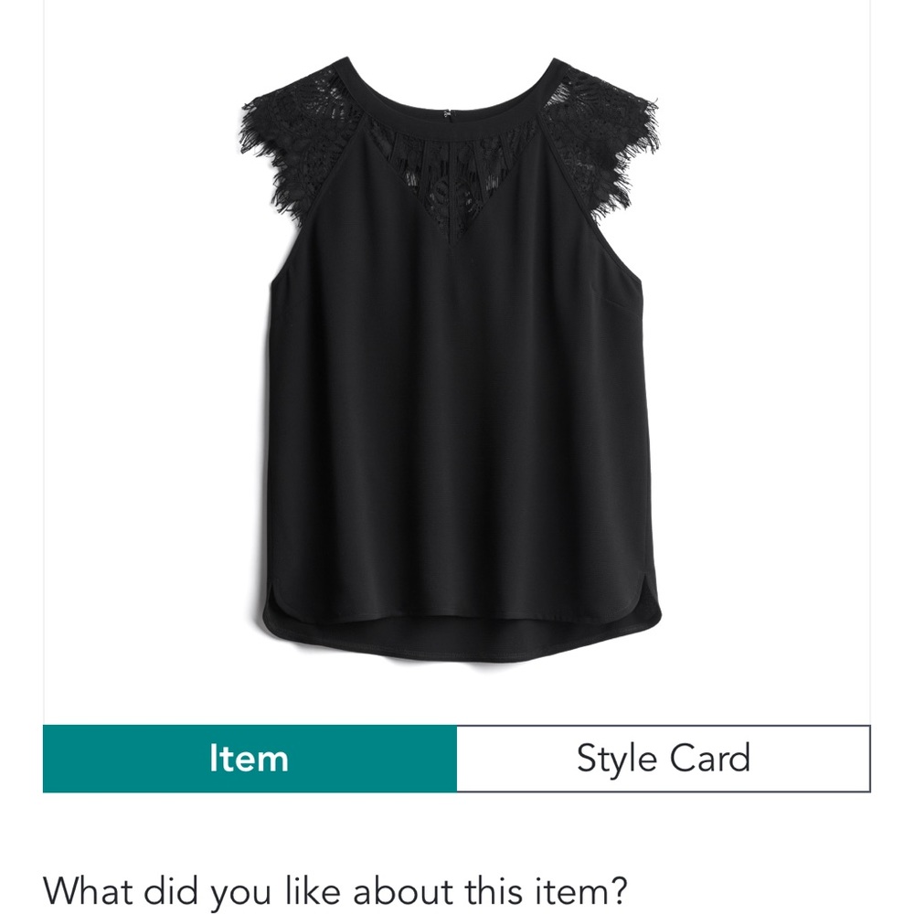 Brixon Ivy Jarred lace detail cap sleeve blouse